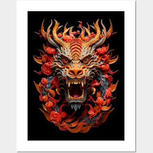 Chinese Dragon. 2024 year of the dragon. Posters and Art